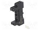 Socket; PIN: 5; 10A; 250VAC; on panel,for DIN rail mounting HONGFA RELAY