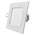 LED panel 120×120 square, built-in, white, 6W warm white, EMOS