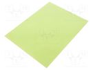 Cleaning cloth: micro abrasives material; sheet; 1um; green LAPP