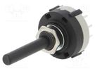 Switch: rotary; Pos: 4; 0.3A/125VAC; 1A/30VDC; Poles number: 3; 30° CANAL ELECTRONIC