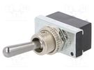 Switch: toggle; Pos: 2; SPST; ON-OFF; 6A/250VAC; Toggle: round; 50mΩ SCI