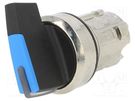 Switch: rotary; 22mm; Stabl.pos: 2; blue; depending on the holder SIEMENS