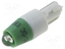 LED lamp; green; T5; 24V; No.of diodes: 1 CML INNOVATIVE TECHNOLOGIES