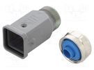Enclosure: for HDC connectors; Han® A; size 3A; for cable HARTING