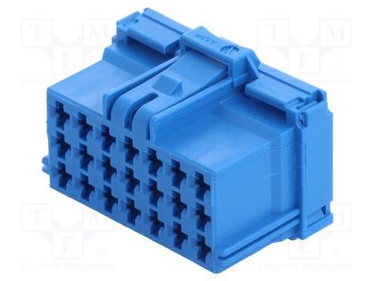 Connector: automotive; MCP 2.8; female; plug; for cable; PIN: 21 TE Connectivity 6-968975-1