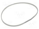 Timing belt; AT10; W: 10mm; H: 5mm; Lw: 880mm; Tooth height: 2.5mm OPTIBELT