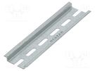 DIN rail; steel sheet; W: 35mm; L: 137mm; AE,KL,KL-HD; Plating: zinc RITTAL