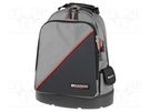Bag: tool rucksack; 400x470x250mm; polyester; C.K MAGMA C.K
