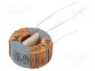 Inductor: wire; THT; 33mH; 500mA; 490mΩ; 230VAC; 21x7mm; -20÷50% FERYSTER