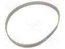 Timing belt; AT10; W: 25mm; H: 5mm; Lw: 1000mm; Tooth height: 2.5mm OPTIBELT