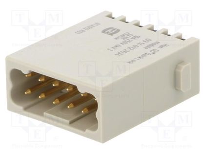 Connector: HDC; module; male; Han-Modular®; PIN: 12; 10A; 250V HARTING 09140122634