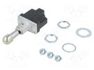 Switch: toggle; Pos: 3; SPDT; ON-OFF-ON; 15A/125VAC; Leads: screw HONEYWELL