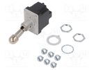 Switch: toggle; Pos: 2; DPST; ON-OFF; 15A/125VAC; Leads: screw; IP67 HONEYWELL