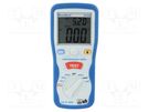 Meter: grounding resistance; LCD; VAC: 1÷750V; VDC: 1÷1000V PEAKTECH