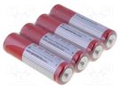 Battery: zinc-carbon; 1.5V; AA; non-rechargeable; 4pcs; POWERCELL GP