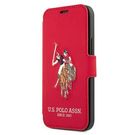 US Polo USFLBKP12MPUGFLRE iPhone 12/12 Pro 6,1" czerwony/red book Polo Embroidery Collection, U.S. Polo Assn.