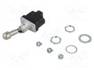 Switch: toggle; Pos: 2; SPDT; ON-ON; 15A/125VAC; Leads: screw; IP67 HONEYWELL