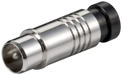 Coaxial Compression Plug - metal compression adapter 67243