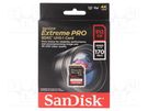 Memory card; Extreme Pro; SDXC; R: 170MB/s; W: 90MB/s; UHS I U3 V30 SANDISK
