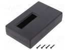 Enclosure: for devices with displays; X: 118mm; Y: 74mm; Z: 29mm MASZCZYK