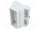 Enclosure: for DIN rail mounting; Y: 89mm; X: 106mm; Z: 65mm; ABS KRADEX