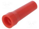 Accessories: strain relief; 0B; 4÷4.4mm; red LEMO