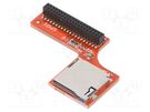 Adapter; SD; pin strips,microSD OLIMEX