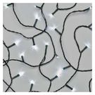 LED Christmas chain, 12 m, outdoor and indoor, cool white, programmes, EMOS