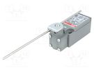 Limit switch; adjustable plunger, max length 177,5mm; NO + NC ABB