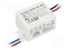 Power supply: switched-mode; LED; 3W; 3÷12VDC; 350mA; 90÷264VAC RECOM