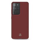 Mercedes MEHCS21LSILRE S21 Ultra G998 czerwony/red hardcase Silicone Line, Mercedes