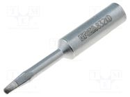 Tip; chisel,elongated; 2.2mm; for soldering station; ERSA-RDS80 ERSA