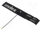 Antenna; 2G,3G,4G,GSM,LTE; linear; for ribbon cable; 147x25mm MOLEX