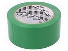 Tape: marking; green; L: 33m; W: 50mm; self-adhesive 3M