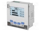 Meter: power quality analyser; on panel; digital,mounting; LCD CARLO GAVAZZI