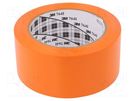 Tape: marking; orange; L: 33m; W: 50mm; self-adhesive 3M