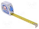 Measuring tape; L: 2m; Width: 19mm; Enclos.mat: ABS; measure MEDID