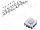 Microswitch TACT; SPST; Pos: 2; 0.05A/12VDC; SMT; 2.5N; 3.4mm; round ALPS