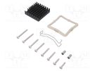 Heatsink: extruded; grilled; black; L: 35mm; W: 35mm; H: 9.5mm Advanced Thermal Solutions