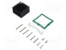 Heatsink: extruded; grilled; black; L: 40mm; W: 40mm; H: 24.5mm Advanced Thermal Solutions
