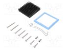 Heatsink: extruded; grilled; black; L: 45mm; W: 45mm; H: 9.5mm Advanced Thermal Solutions