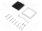 Heatsink: extruded; grilled; black; L: 42mm; W: 42mm; H: 9.5mm Advanced Thermal Solutions