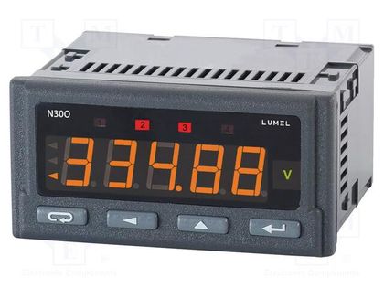 Meter: programmable; digital,mounting; 5-digit LED; Char: 14mm LUMEL N30O-100000M0