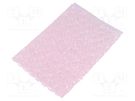 Protection bag; ESD; L: 250mm; W: 200mm; Thk: 55um; polyetylene; pink EUROSTAT GROUP