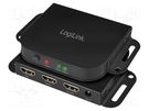 Switch; HDCP 2.2,HDMI 2.0,with holder; black; Out: HDMI socket LOGILINK