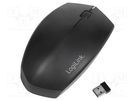 Optical mouse; black; USB A; wireless,Bluetooth 4.2; 10m LOGILINK