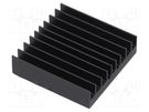 Heatsink: extruded; grilled; BGA; black; L: 35mm; W: 33mm; H: 9.5mm Advanced Thermal Solutions