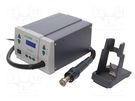 Hot air soldering station; digital,with push-buttons; 1200W QUICK