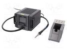 Hot air soldering station; digital,touchpad; 180W; 100÷450°C QUICK
