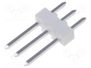 Pin header; pin strips; KK 254; male; PIN: 3; straight; 2.54mm; THT MOLEX